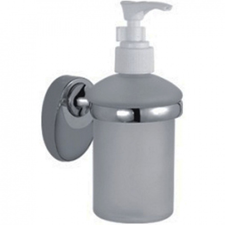 Дозатор для жидкого мыла с держателем Haiba, хром, HB1627
