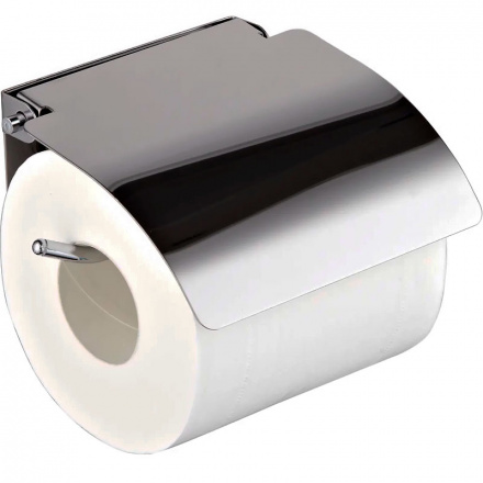 Держатель туалетной бумаги с крышкой Haiba, хром, HB504