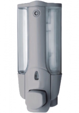 Дозатор для жидкого мыла Haiba, 380 мл, серый, HB407
